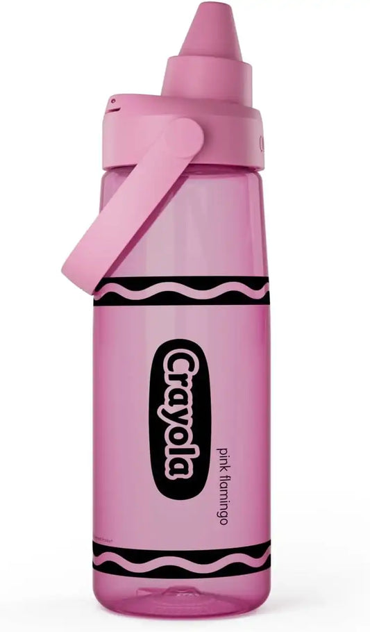 CamelBak Crayola Chug Water Bottle 25oz, Pink Flamingo