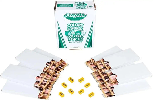 Crayola Colors of the World Skin Tone Colored Pencils Classpack
