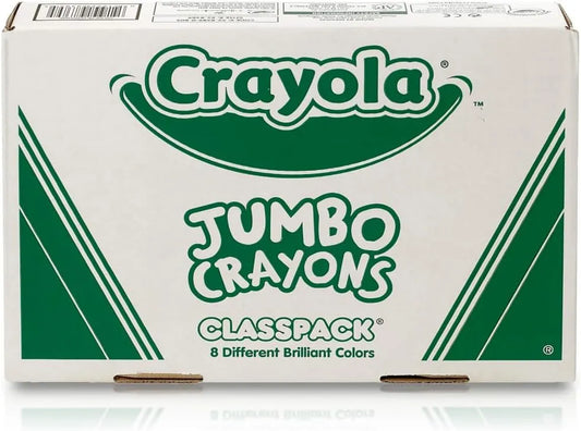 Crayola Jumbo Crayons Classpack (200ct), Large Toddler Crayons