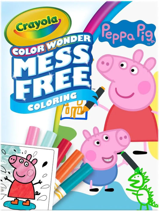 Crayola Peppa Pig Color Wonder Activity Set, Mess Free Peppa Pig Coloring Pages for Toddlers, Peppa Pig Toys, Toddler Gifts