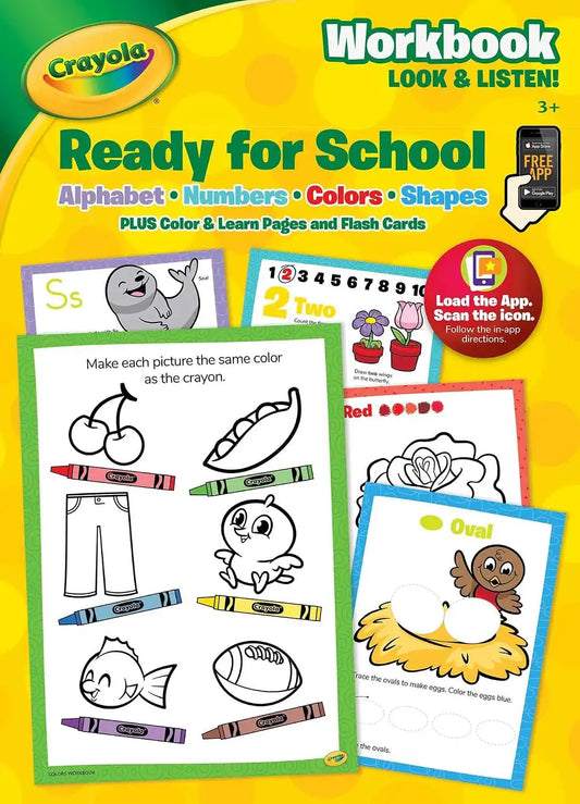 Crayola: Ready for School: Workbook Look & Listen