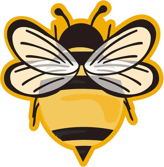 Eureka Bumble Bee Paper Cut-Out Classroom Decorations for Teachers, 36 Pieces