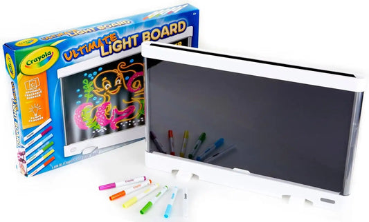Crayola Ultimate Light Board - White, Kids Drawing Tablet, Gifts for Kids, LED Drawing Board, Sketching Art Projector, Toys for Boys & Girls, 6+