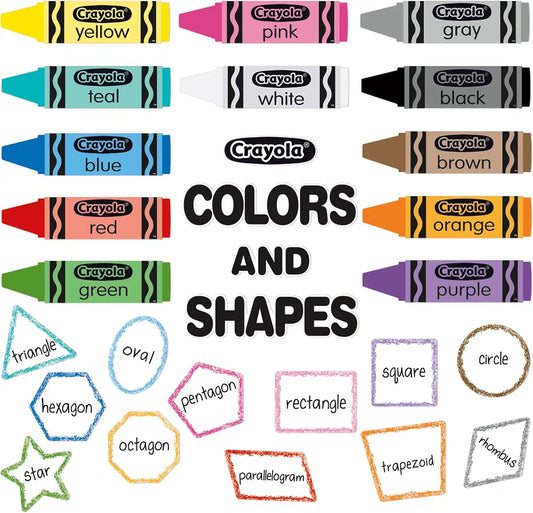 Eureka Colors & Shapes Bulletin Board Set, 28 Pieces (EU-847813)