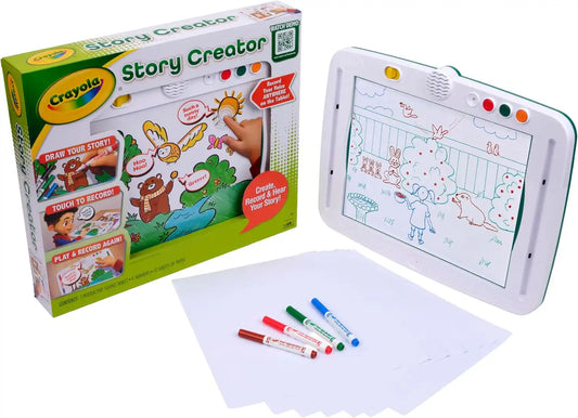 Crayola Story Creator, Draw, Color & Record Stories, Kids Tablet