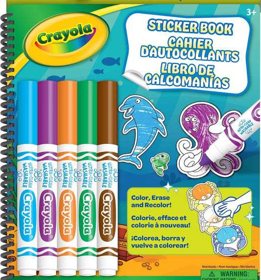 Crayola, LLC Repositionable Sticker Book