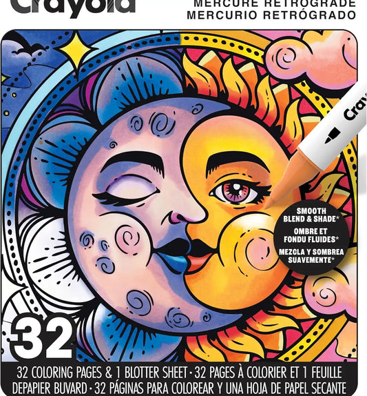 Crayola, LLC Adut Coloring Book - Mercury in Retrograde
